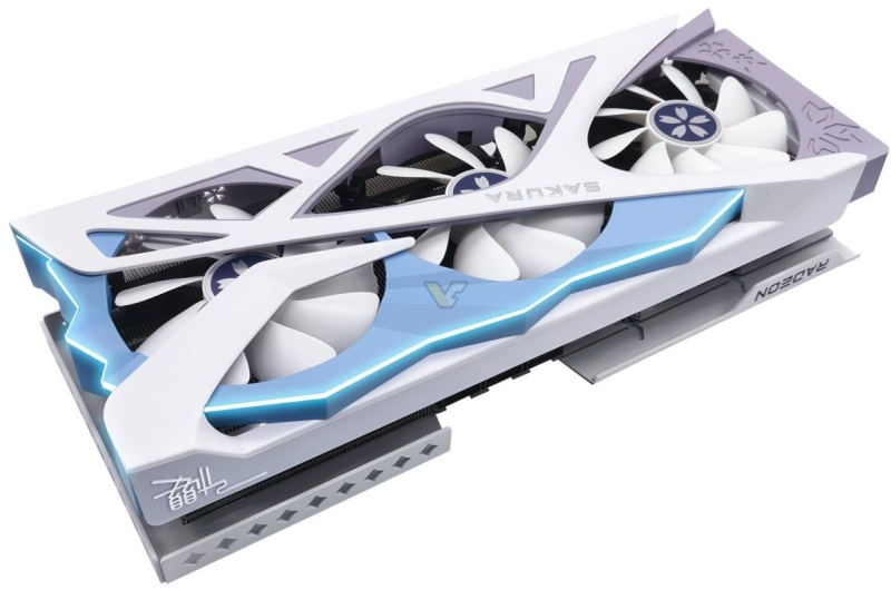 Yeston представила Radeon RX 9070 XT в ярких исполнениях Sakura и Sakura Atlantis