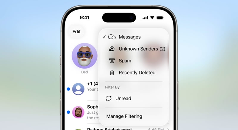 Apple добавила в iOS 26 фильтры, которые помогут избежать фишинга