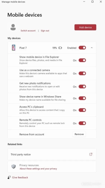 Блокировка Windows и буфер обмена станут доступны прямо из Android — Microsoft улучшит приложение «Связь с телефоном»