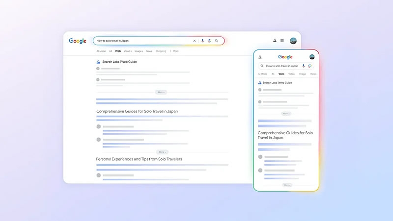 Google начала тестировать в поиске ИИ-сортировку Web Guide