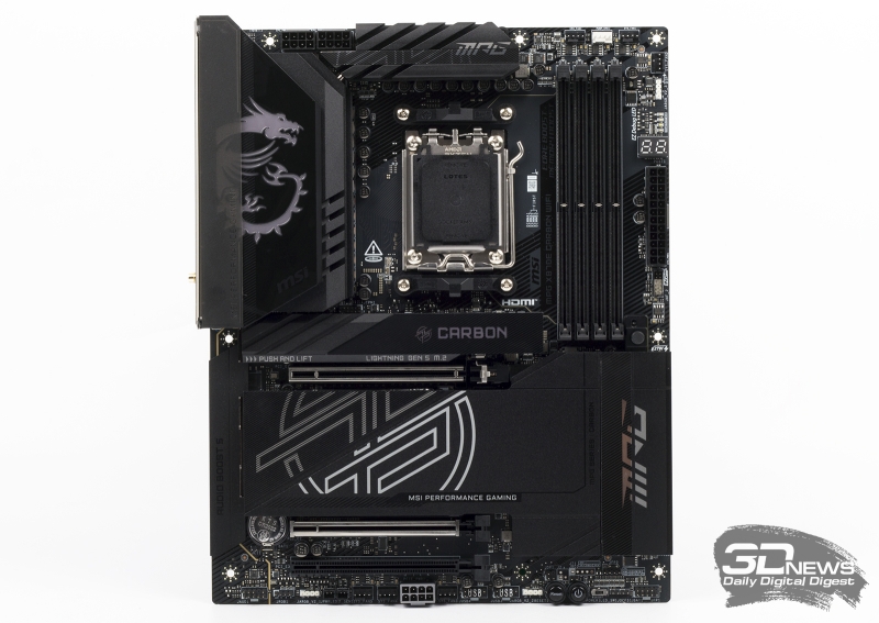 Обзор материнской платы MSI MPG X870E CARBON WIFI: каждому — своё