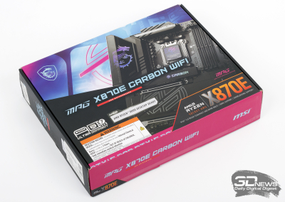 Обзор материнской платы MSI MPG X870E CARBON WIFI: каждому — своё