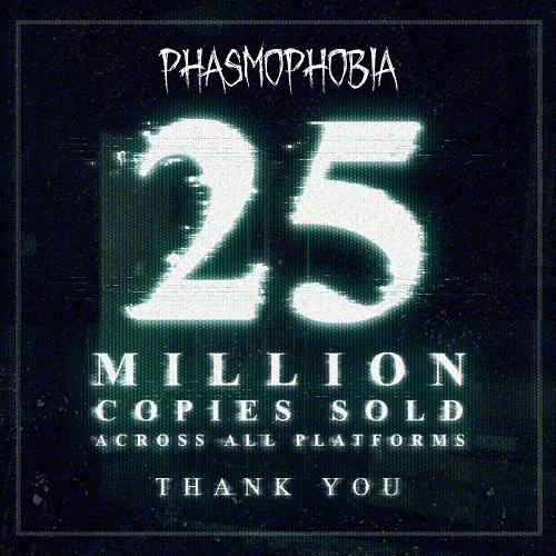 Продажи Phasmophobia превысили 25 миллионов копий — кооперативный хоррор ещё даже не вышел из раннего доступа