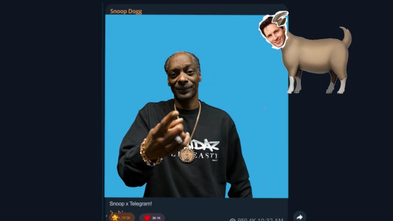 Snoop Dogg выпустил трек про Telegram — миллион его NFT-подарков разлетелся за считанные минуты