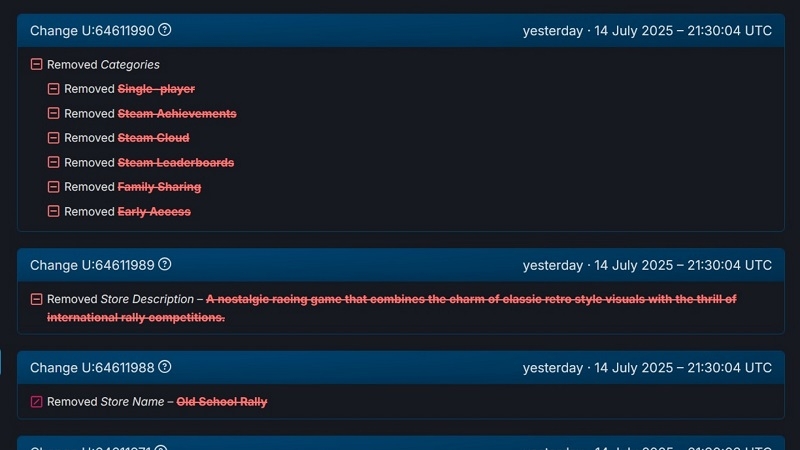 Valve удалила олдскульную гоночную аркаду Old School Rally из Steam за нарушение авторских прав: что ждёт игру дальше