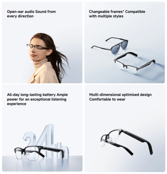 Xiaomi выпустила на глобальный рынок очки-наушники Smart Audio Glasses