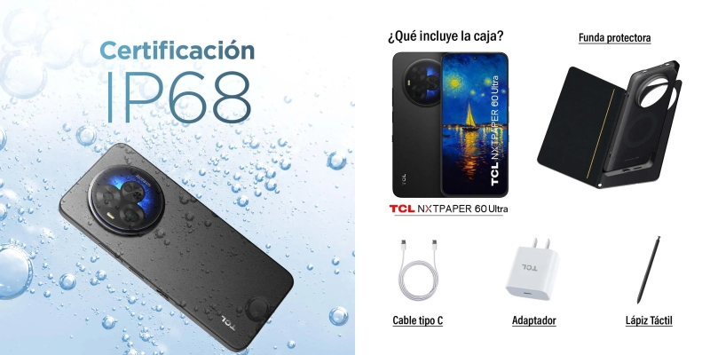 Представлен гигантский смартфон TCL 60 Ultra NxtPaper с 7,2" экраном и удручающе маленькой батареей