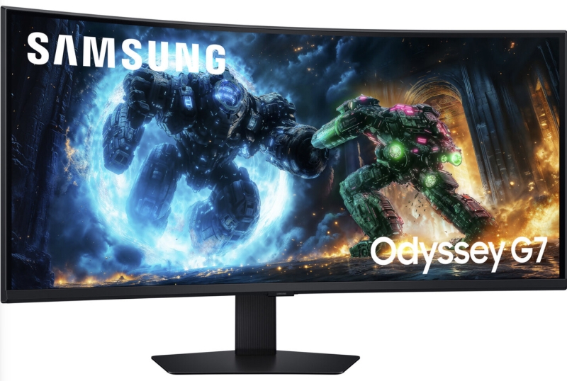 Samsung выпустила нестандартный игровой монитор Odyssey G7 G75F — 4K и 165 Гц на 37 дюймах